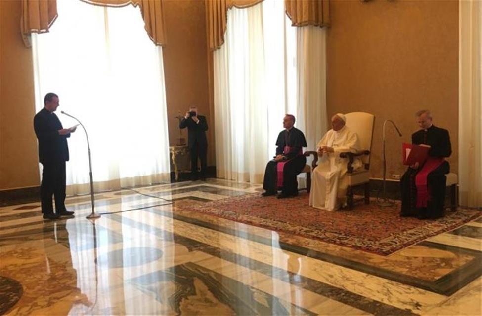 Papa Francesco incontra i vertici del Pime