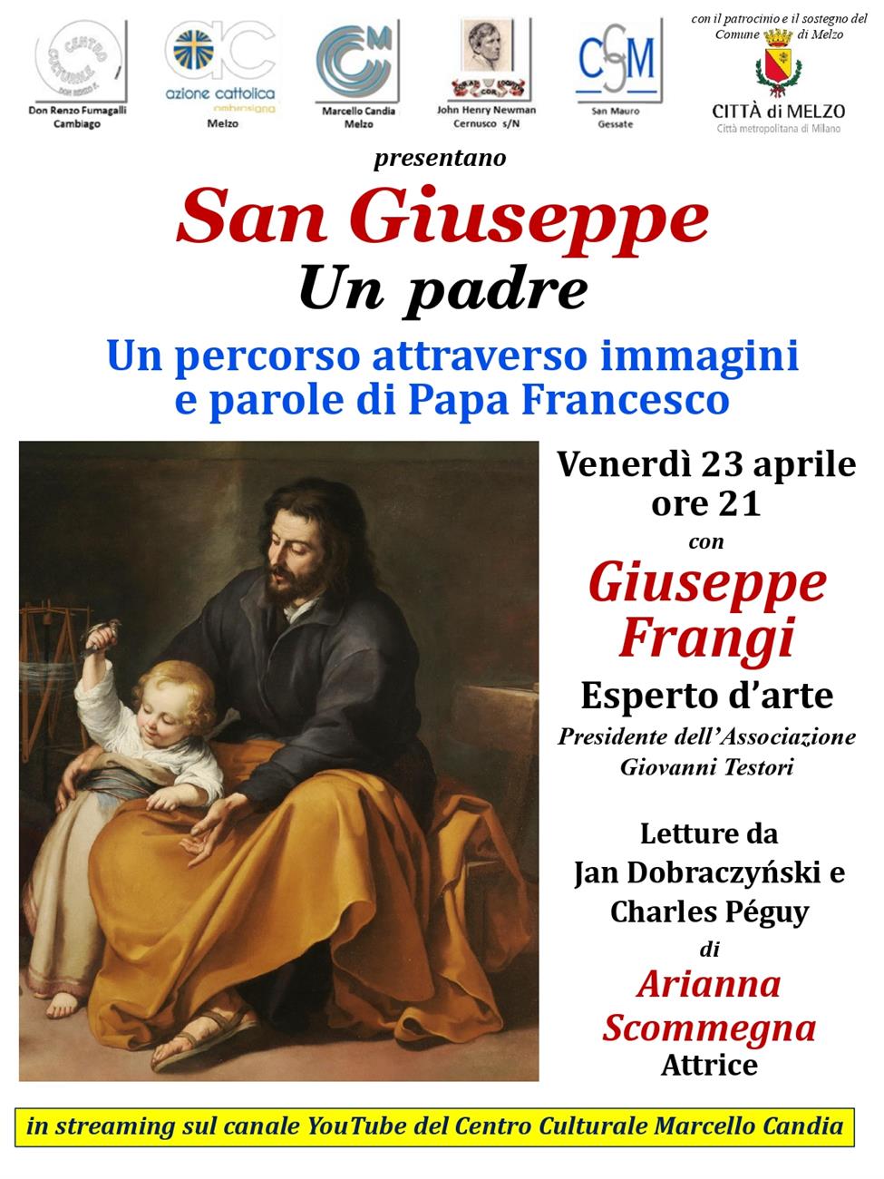 SAN GIUSEPPE, UN PADRE – Venerdì 23 aprile 2021 ore 21 - Canale Youtube CCCandia