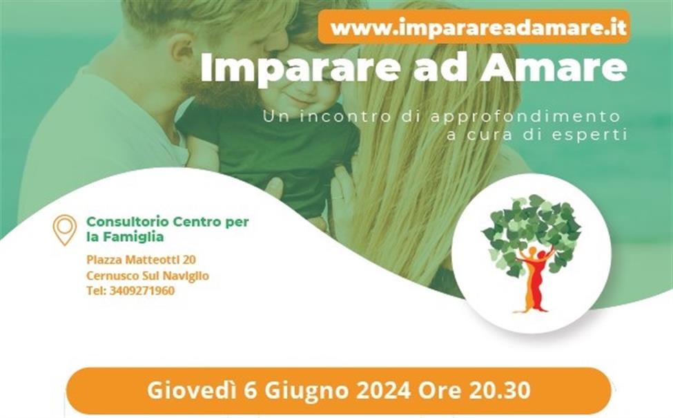 IMPARARE AD AMARE, CONTINUANO GLI INCONTRI 