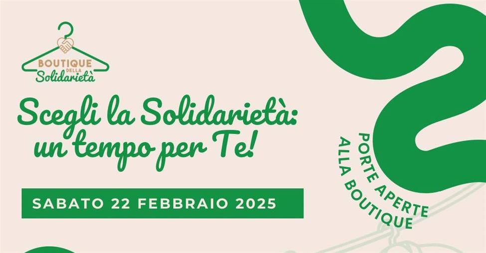 Sabato 22 Febbraio, porte aperte alla Boutique!
