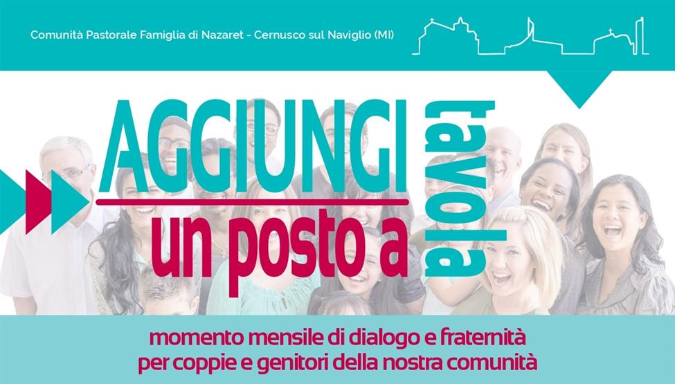 AGGIUNGI UN POSTO A TAVOLA 2025/26, LA PROPOSTA PER LE FAMIGLIE DELLA NOSTRA COMUNITÀ 