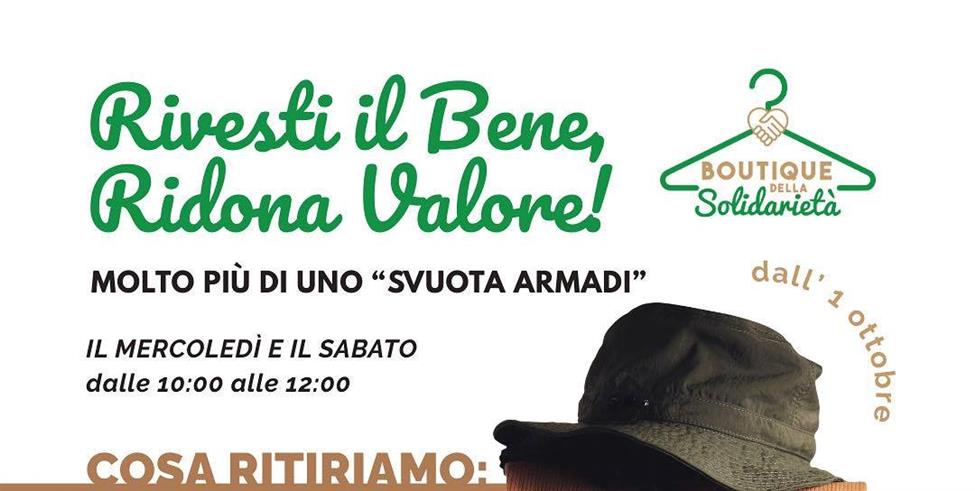 BOUTIQUE DELLA SOLIDARIETA´, TORNANO I RITIRI